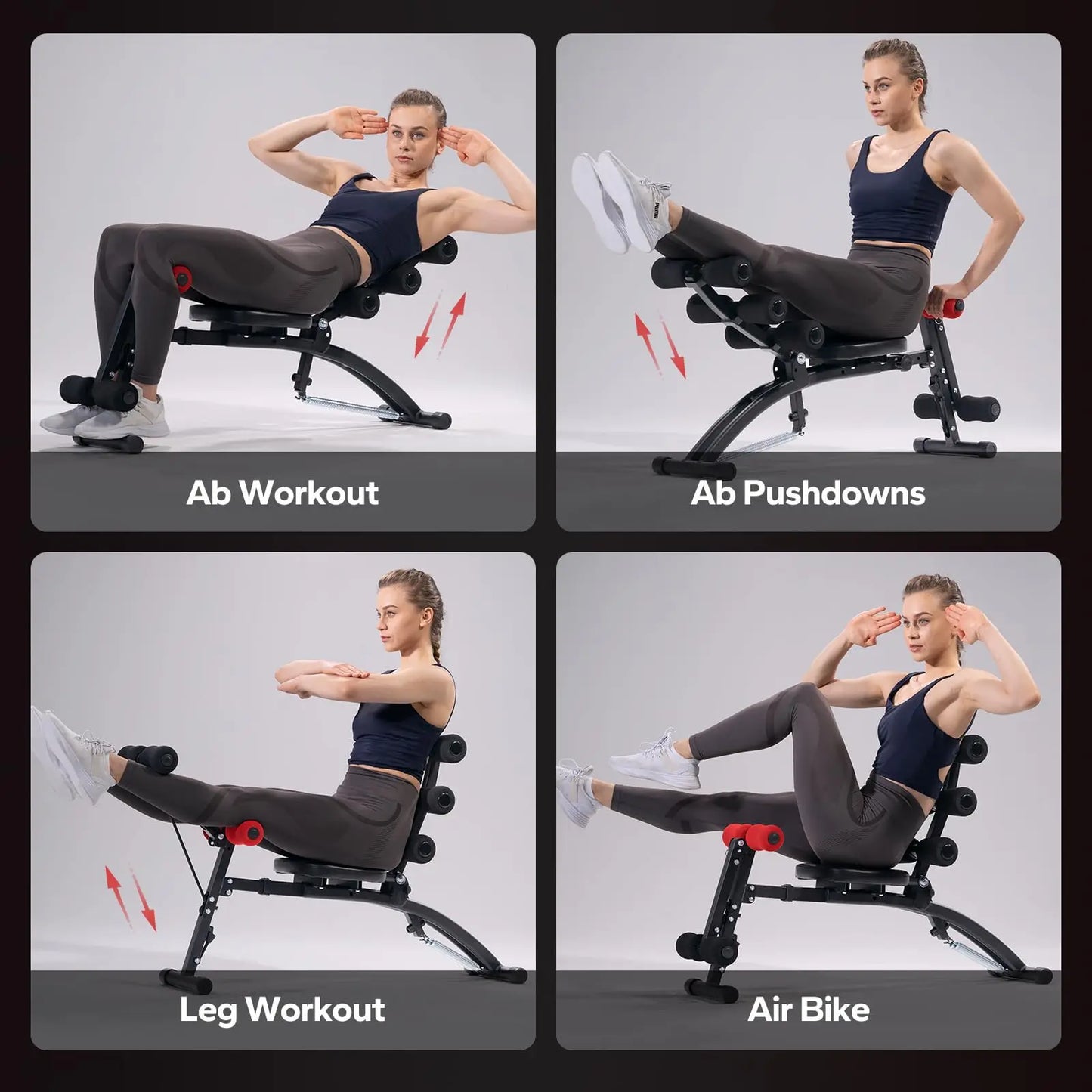 Multi-Functional Adjustable Ab Trainer & Workout Bench