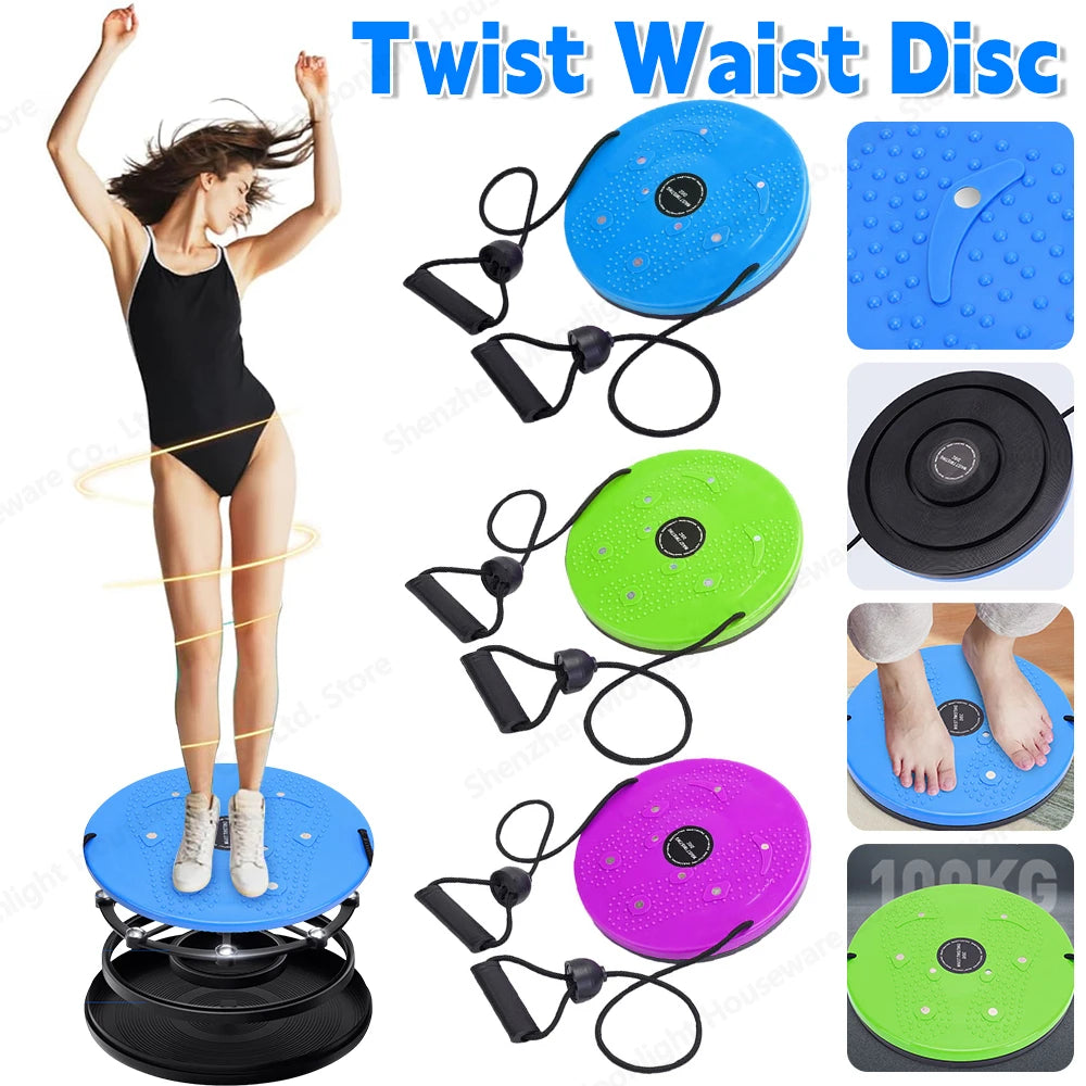 Magnet Waist Twisting Disc with Pull Rope