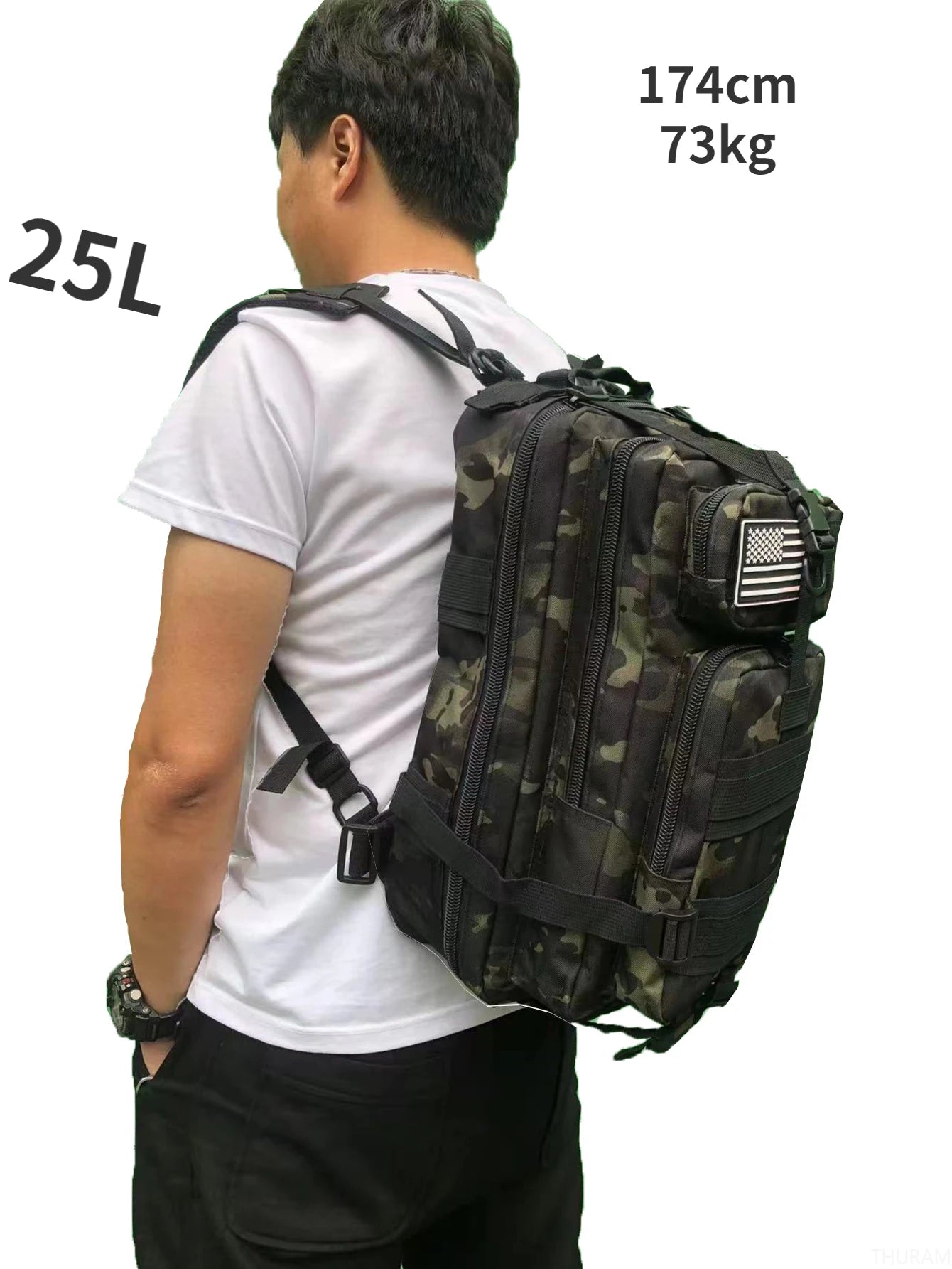 25L/50L Waterproof Nylon Backpack