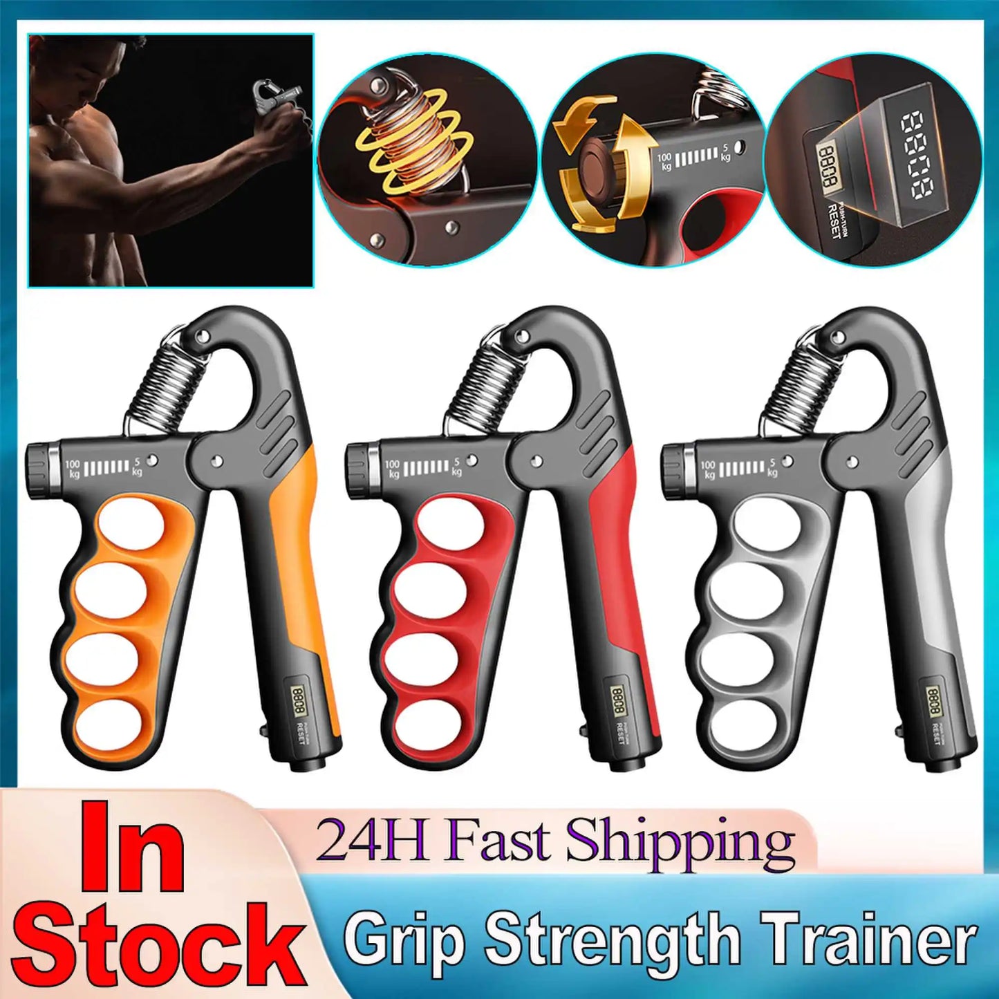 5/100KG Grip Strength Trainer