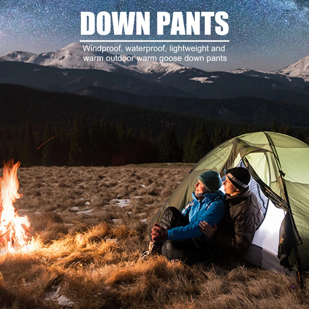 Waterproof Thermal Goose Down Pants