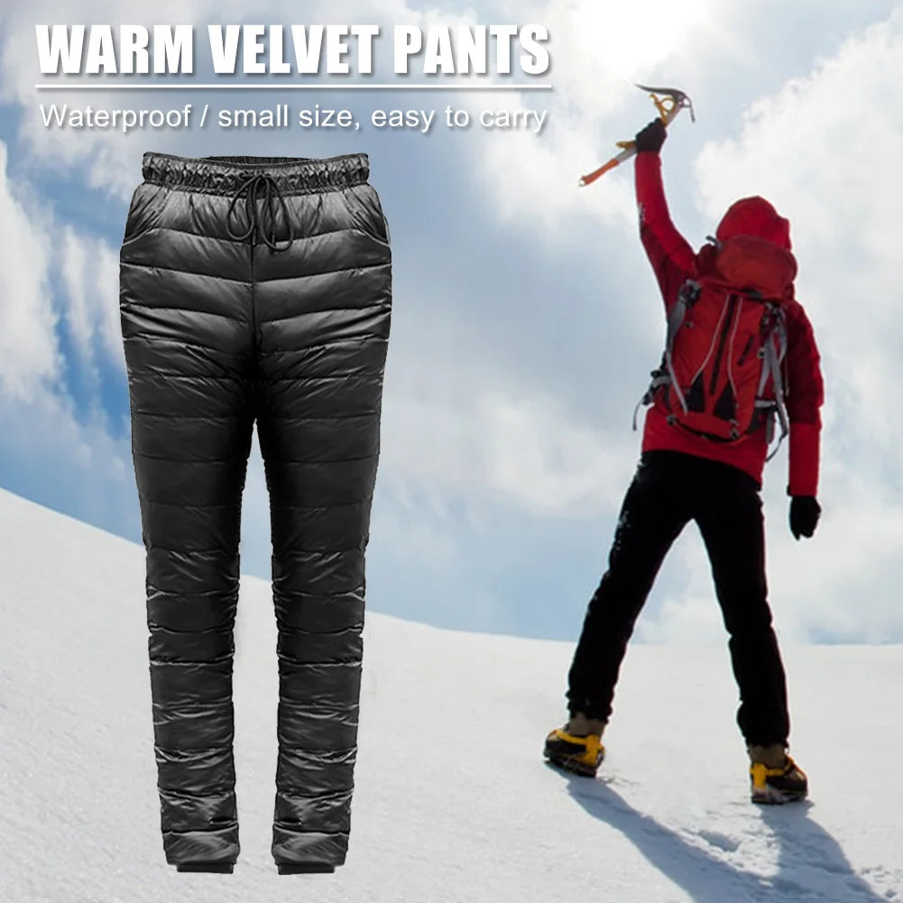 Waterproof Thermal Goose Down Pants