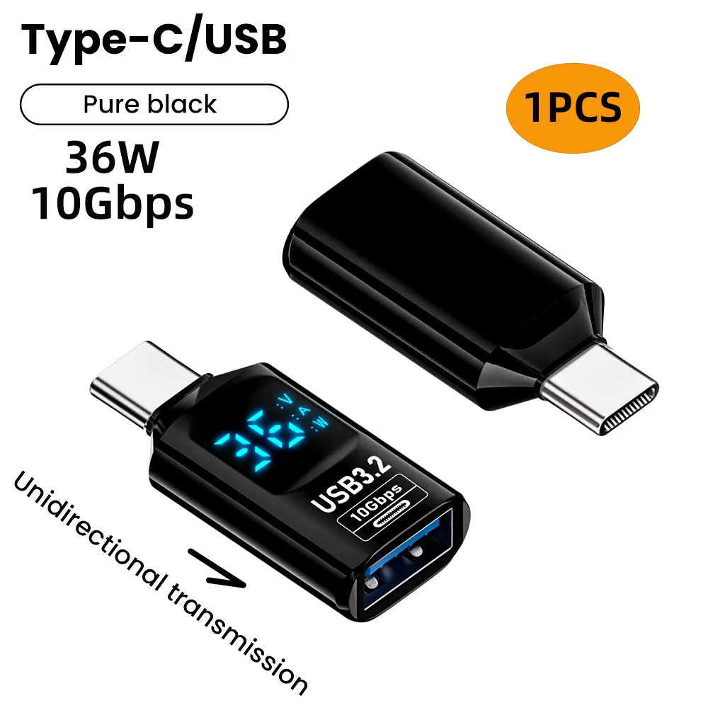 USB 3.2 Digital Display Adapter with 10Gbps Fast Charging Data Transfer For PC Laptop