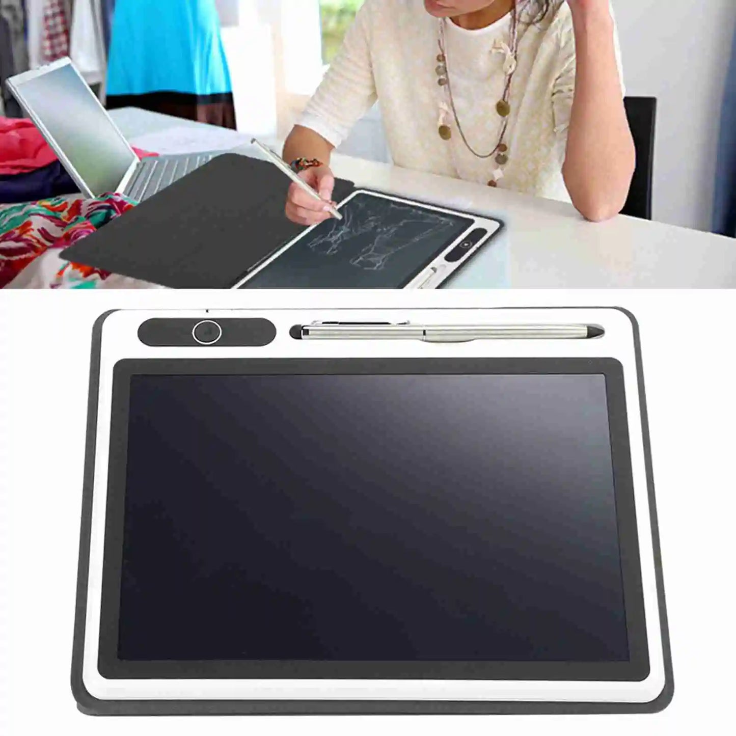 Electronic Notepad and LCD Drawing Pad with 9 Inch Hand Painting Tool