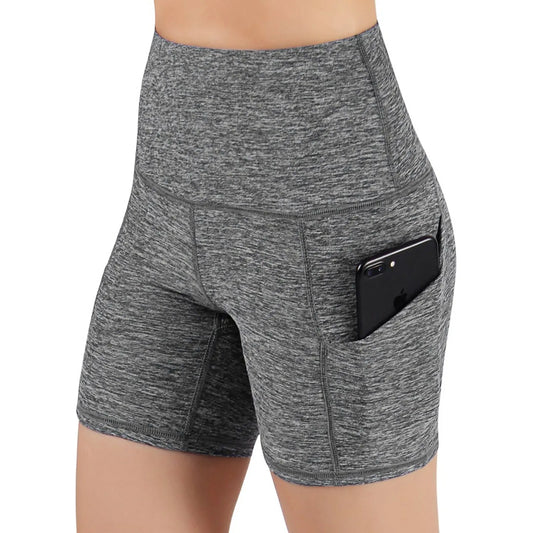 Women's High Waist Yoga/Running/Cycling Shorts