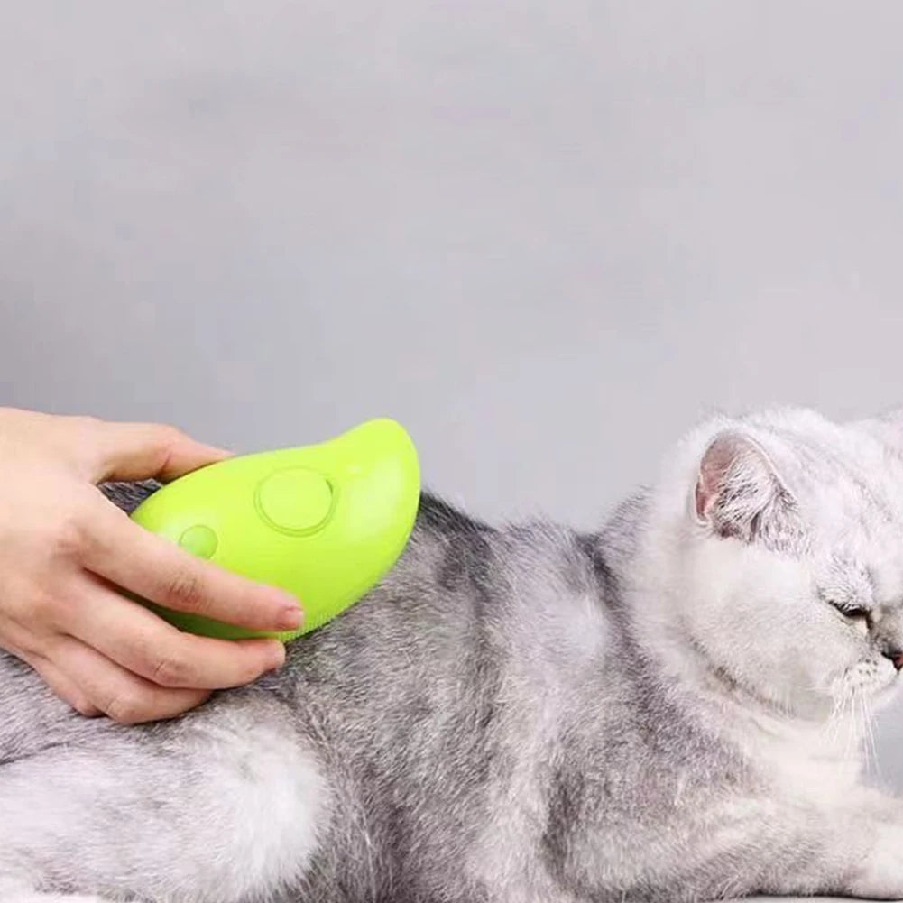 3 In 1 Self Cleaning Cat and Dog Steam Brush Dog Grooming Comb