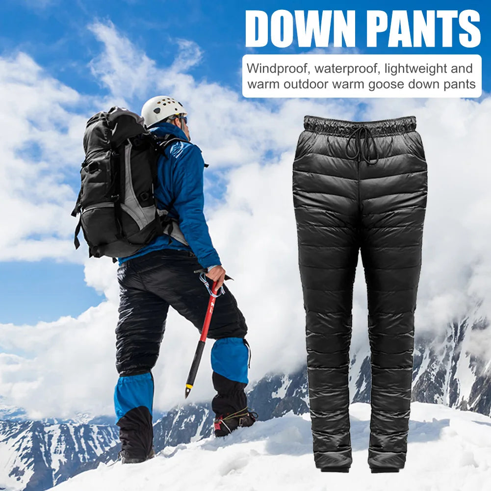 Waterproof Thermal Goose Down Pants