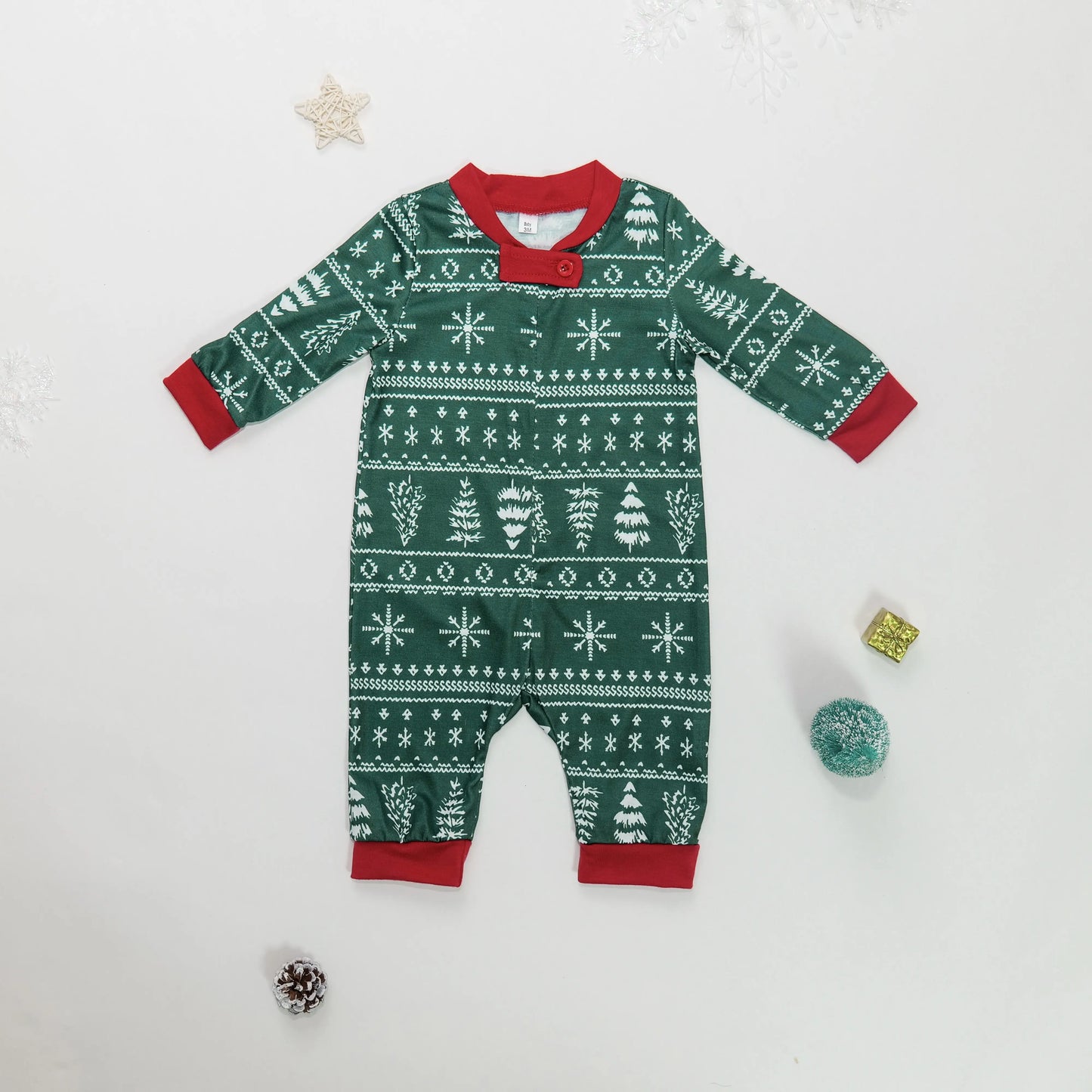 2-Piece Matching Family Christmas Pajamas Set