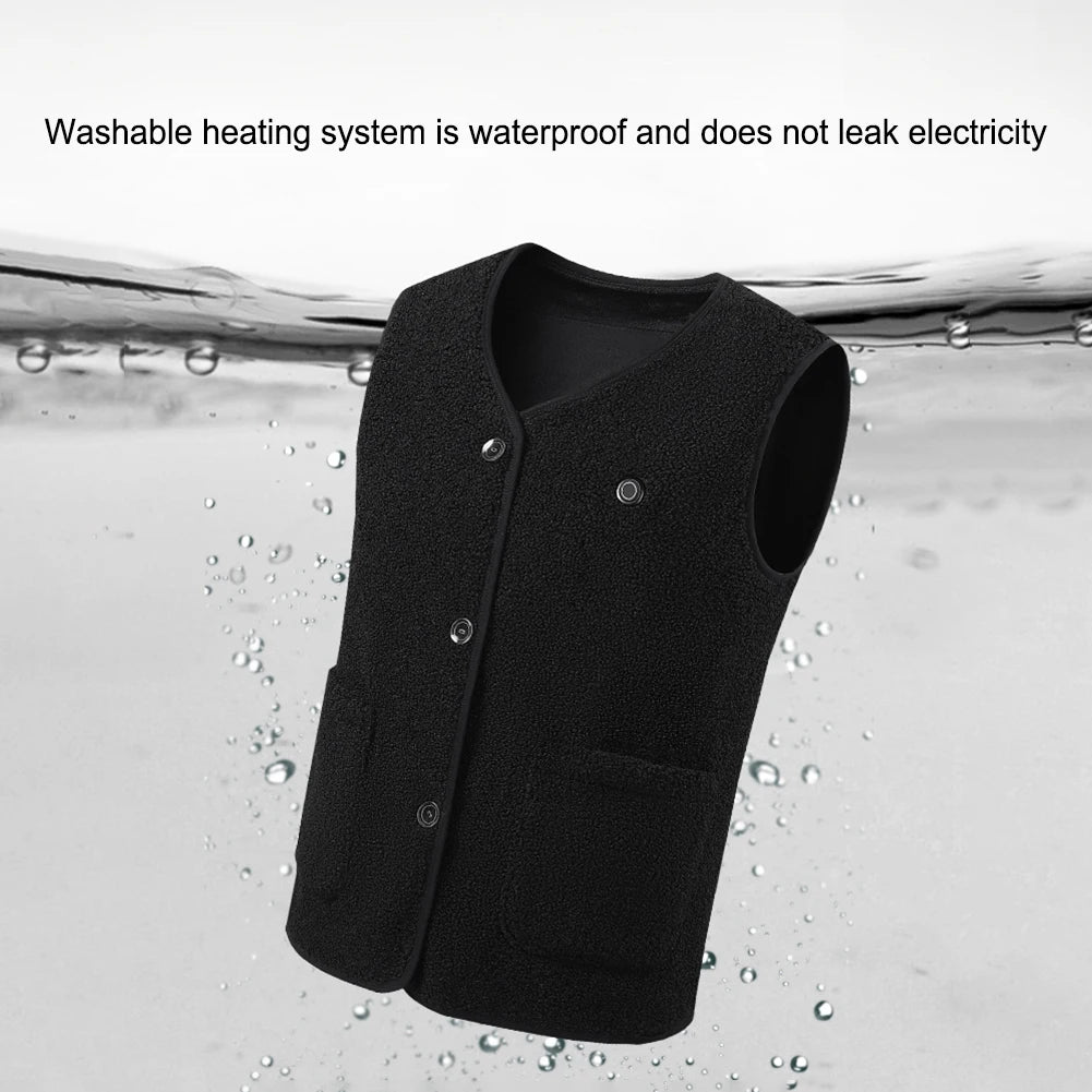 Heated Fleece Vest for Men & Women