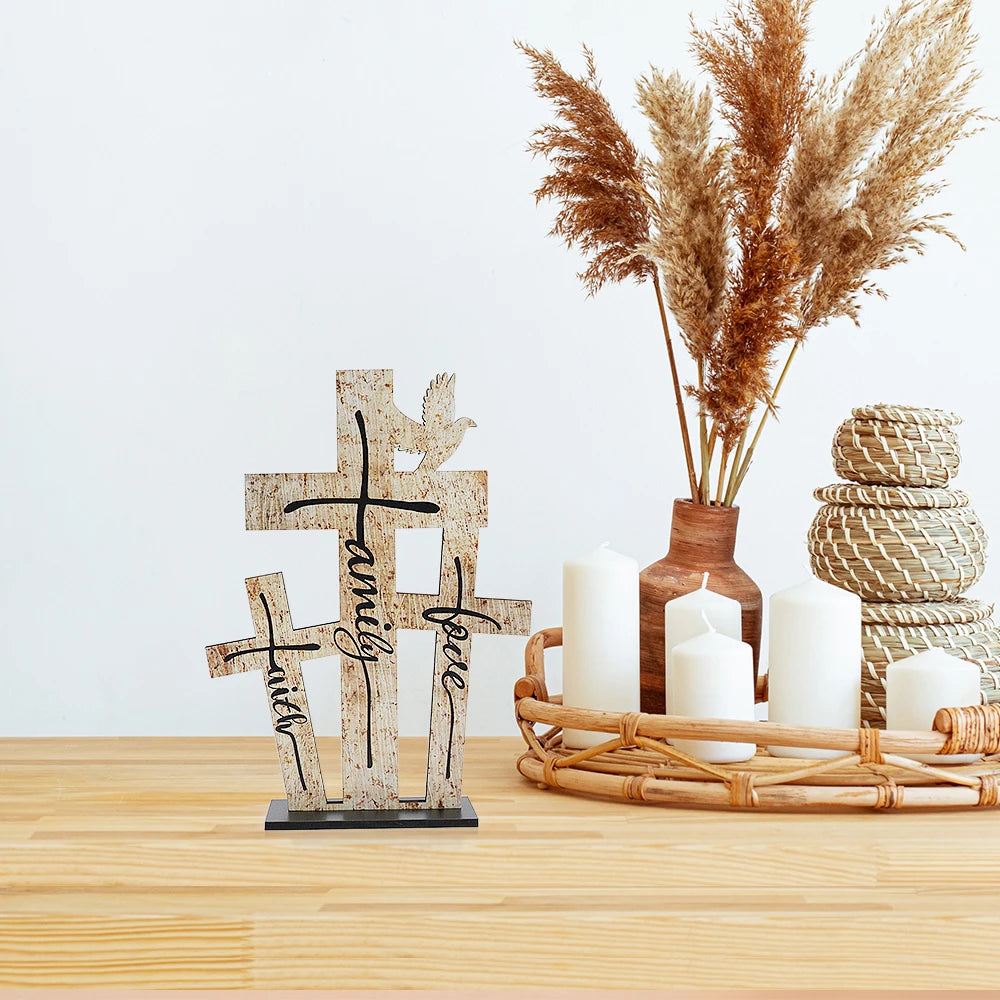 Love Family Faith Desk Ornament