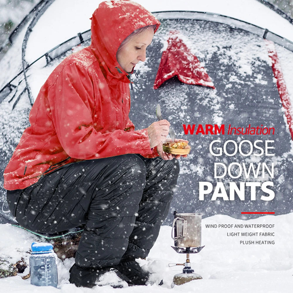 Waterproof Thermal Goose Down Pants