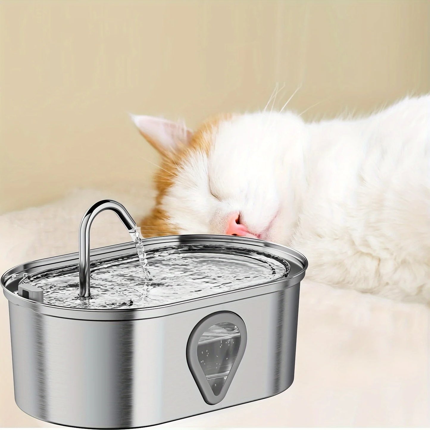 3.5L capacity automatic pet water dispenser with LED Lighting