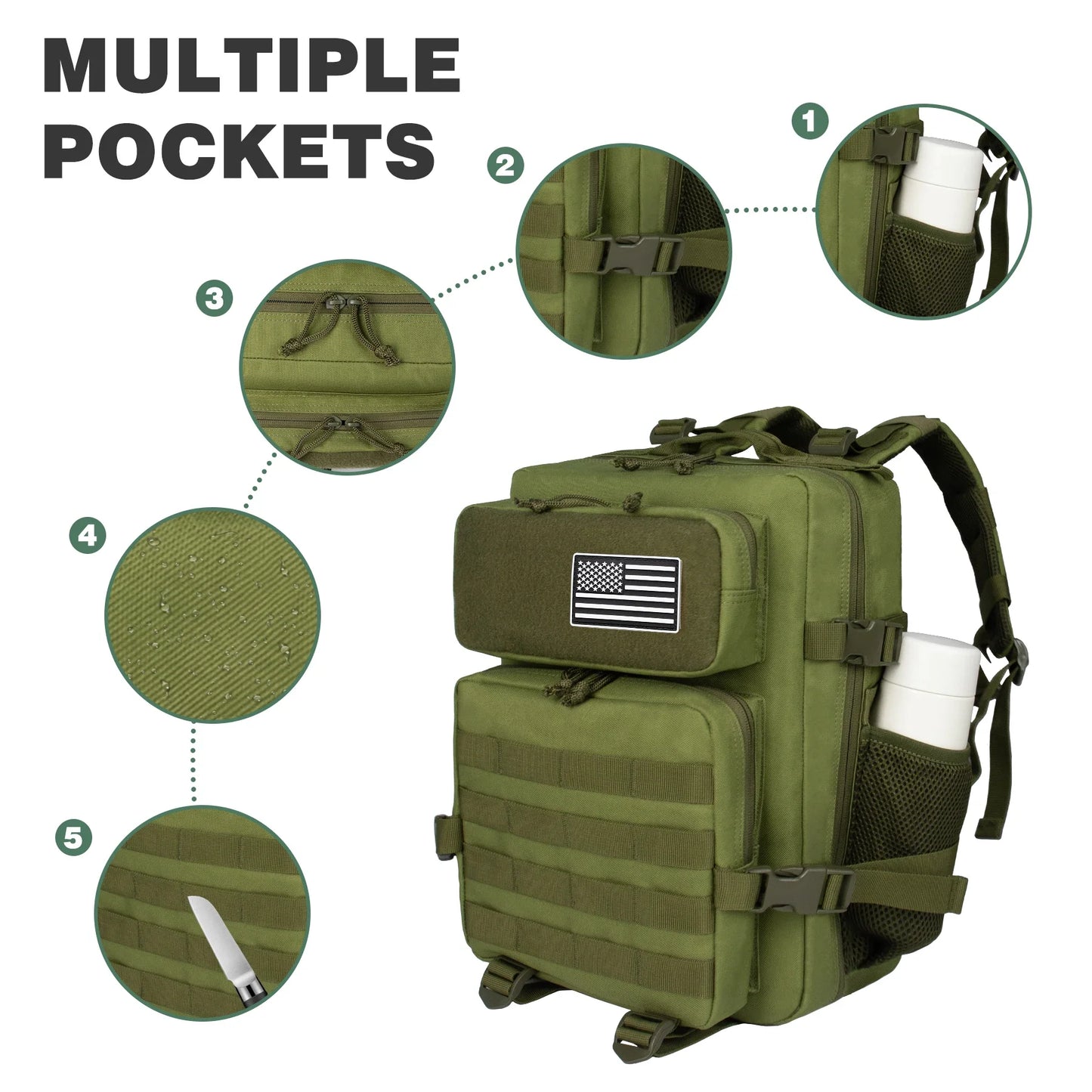 25L Tactical Backpack