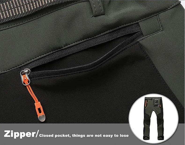 Waterproof Fleece Hiking Pants