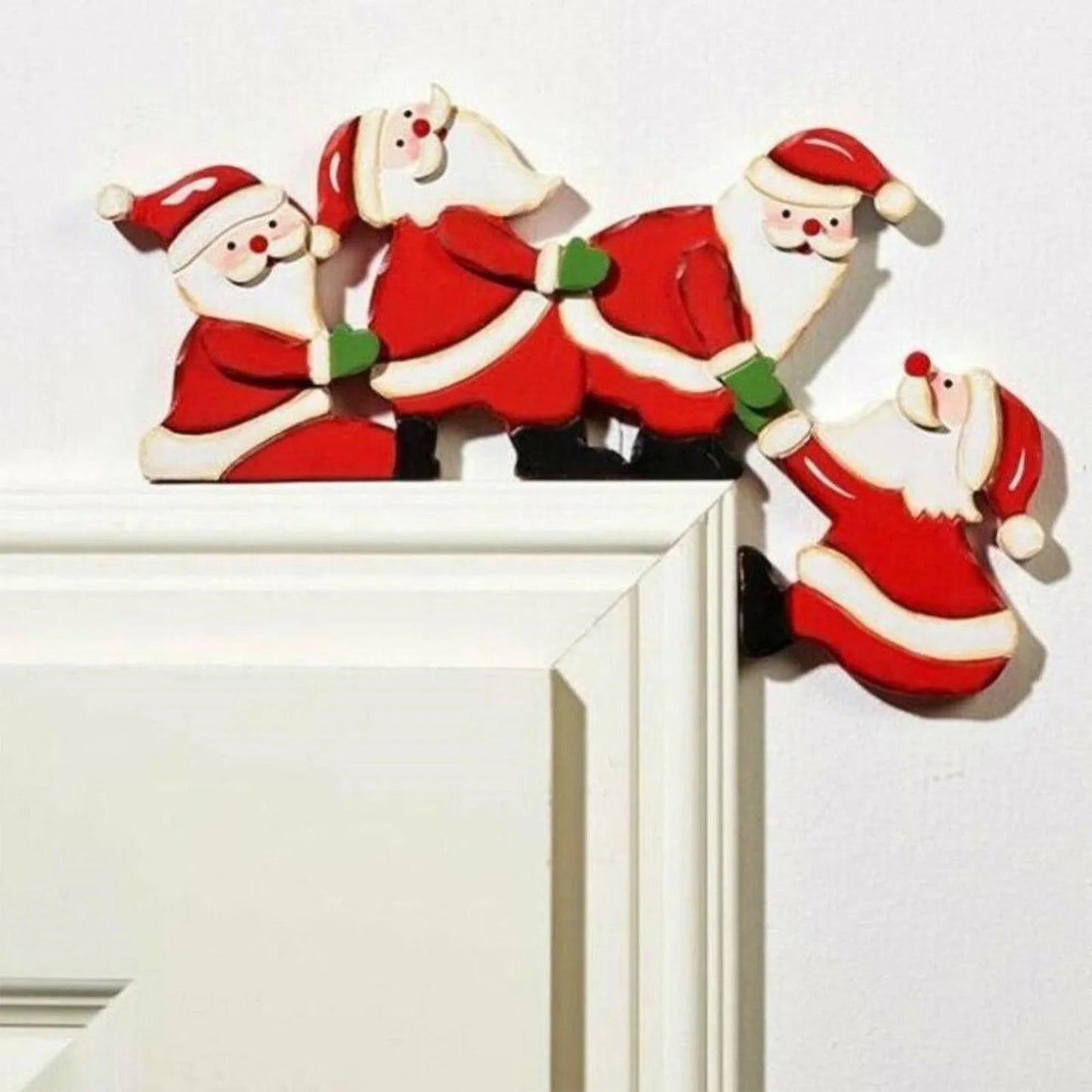 Wooden Christmas Door Decoration