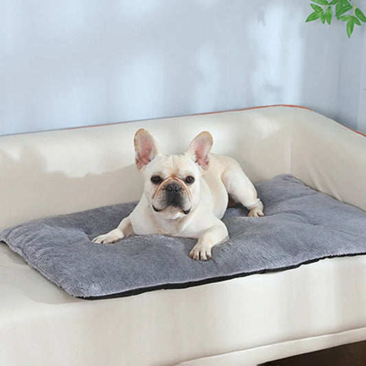 Plush Heated Pet Sleeping Mat