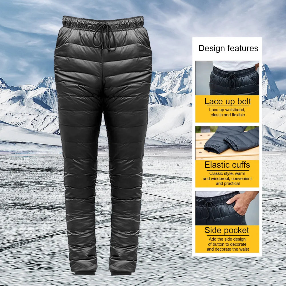 Waterproof Thermal Goose Down Pants