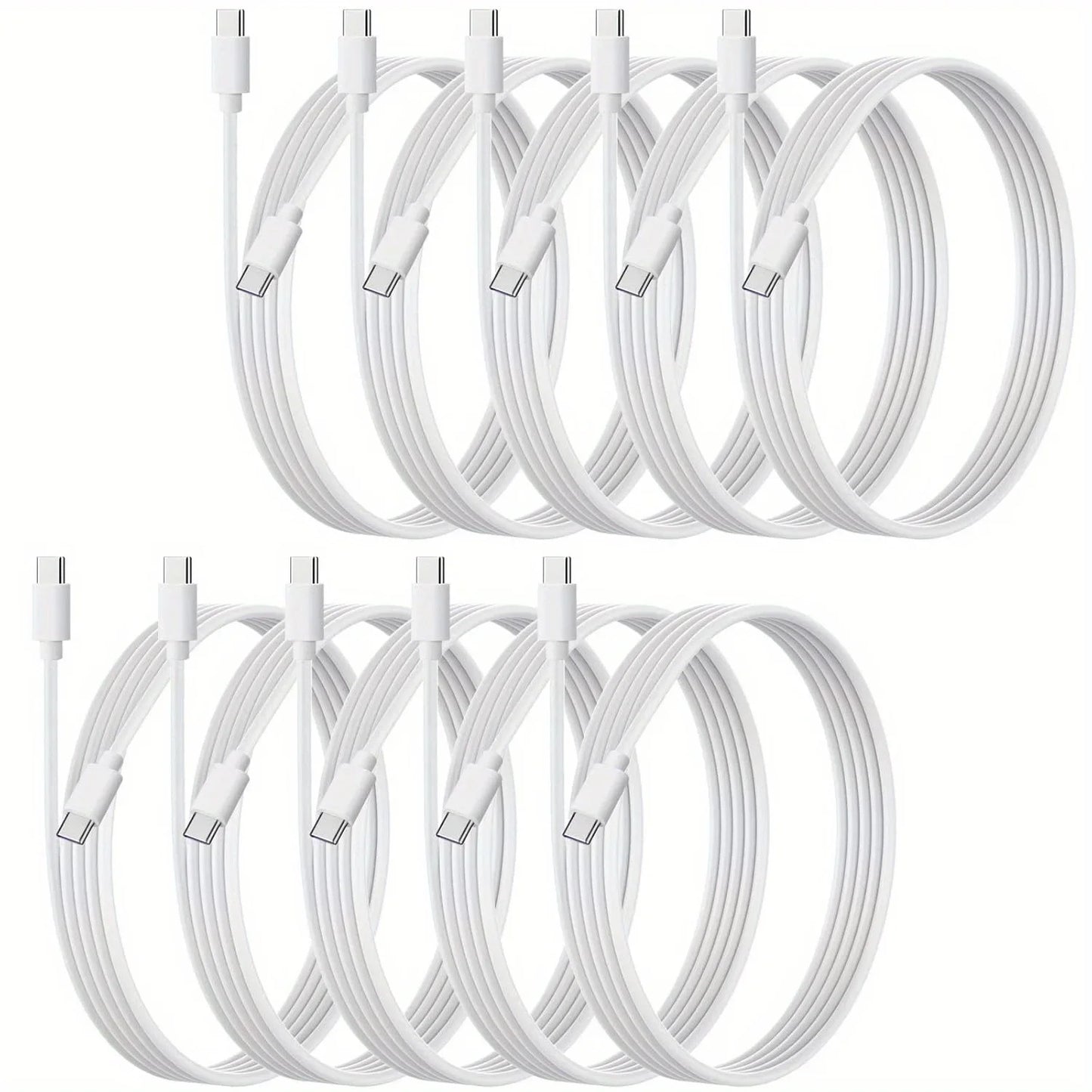 10-Pack USB C Charger Cable