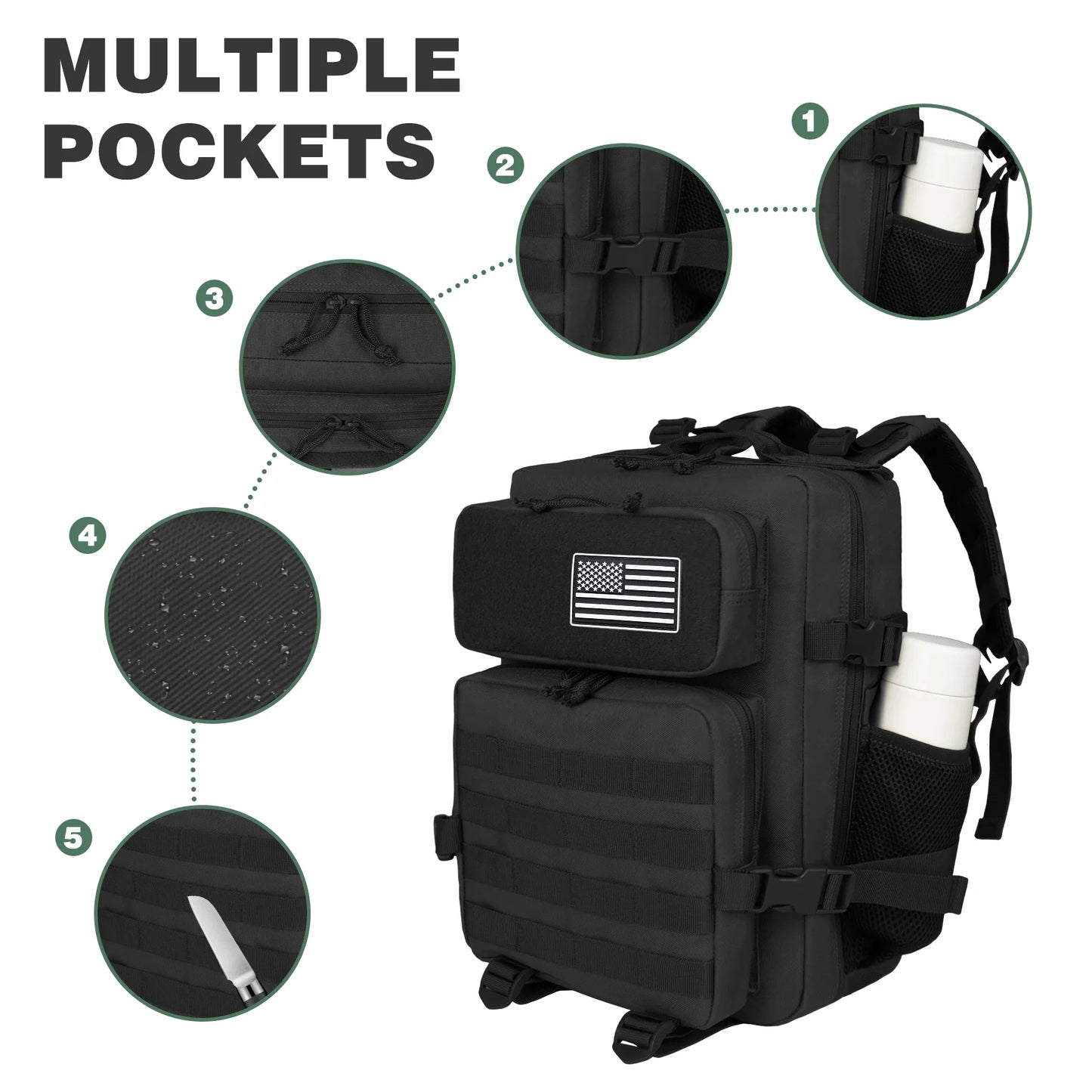 25L Tactical Backpack