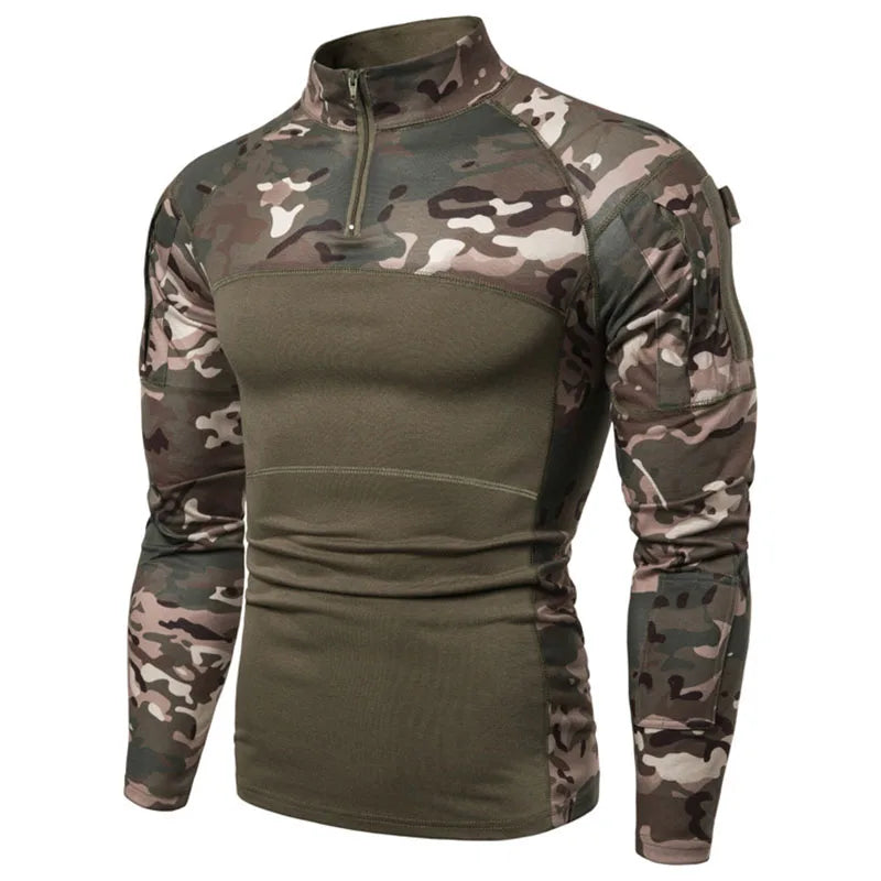 Men's Long Sleeve Camouflage Shirt