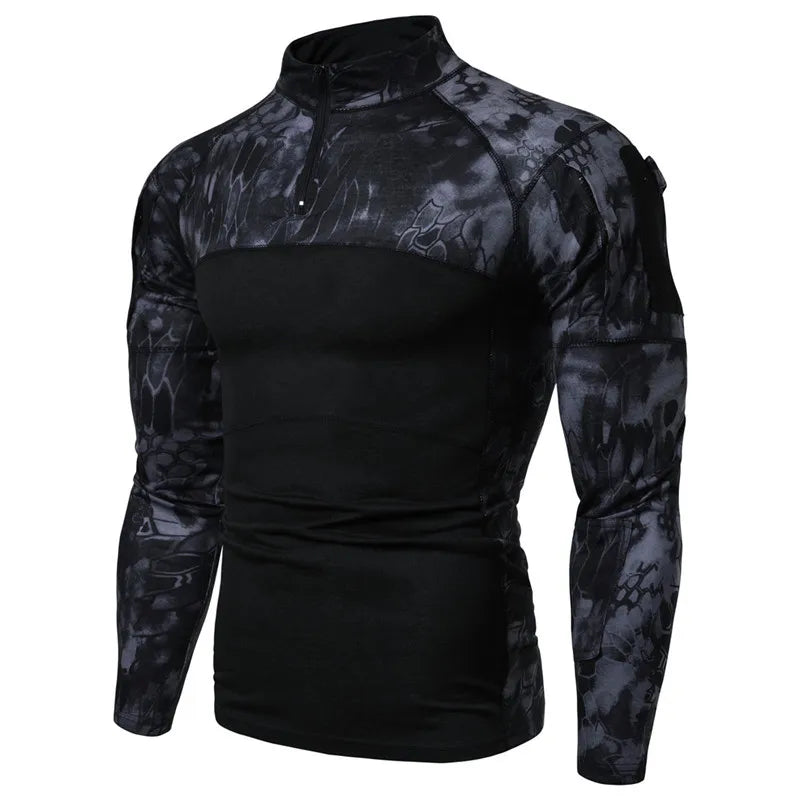 Men's Long Sleeve Camouflage Shirt