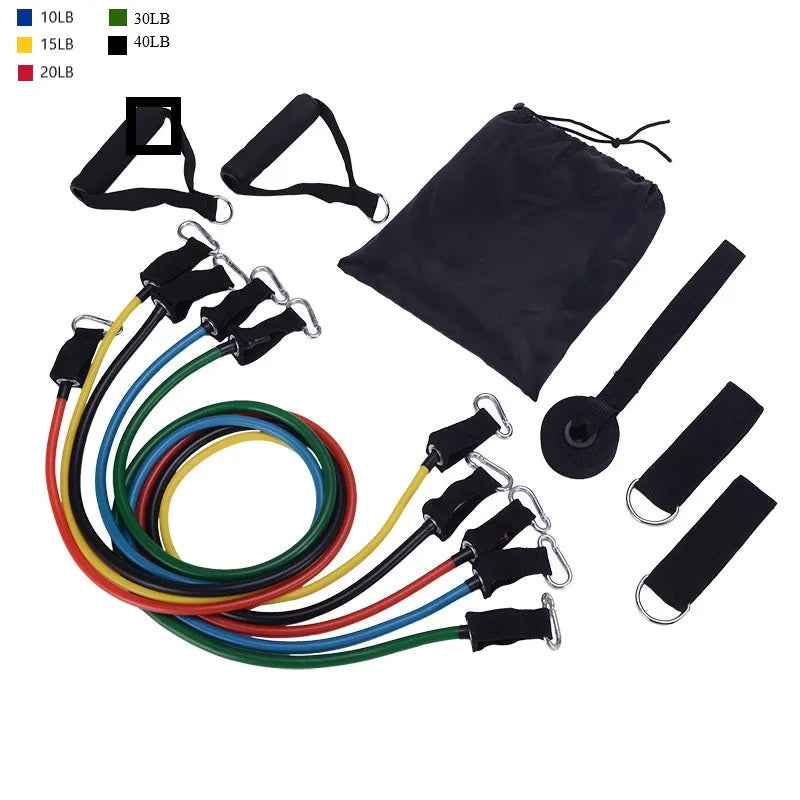 11-Piece Resistance Bands Set