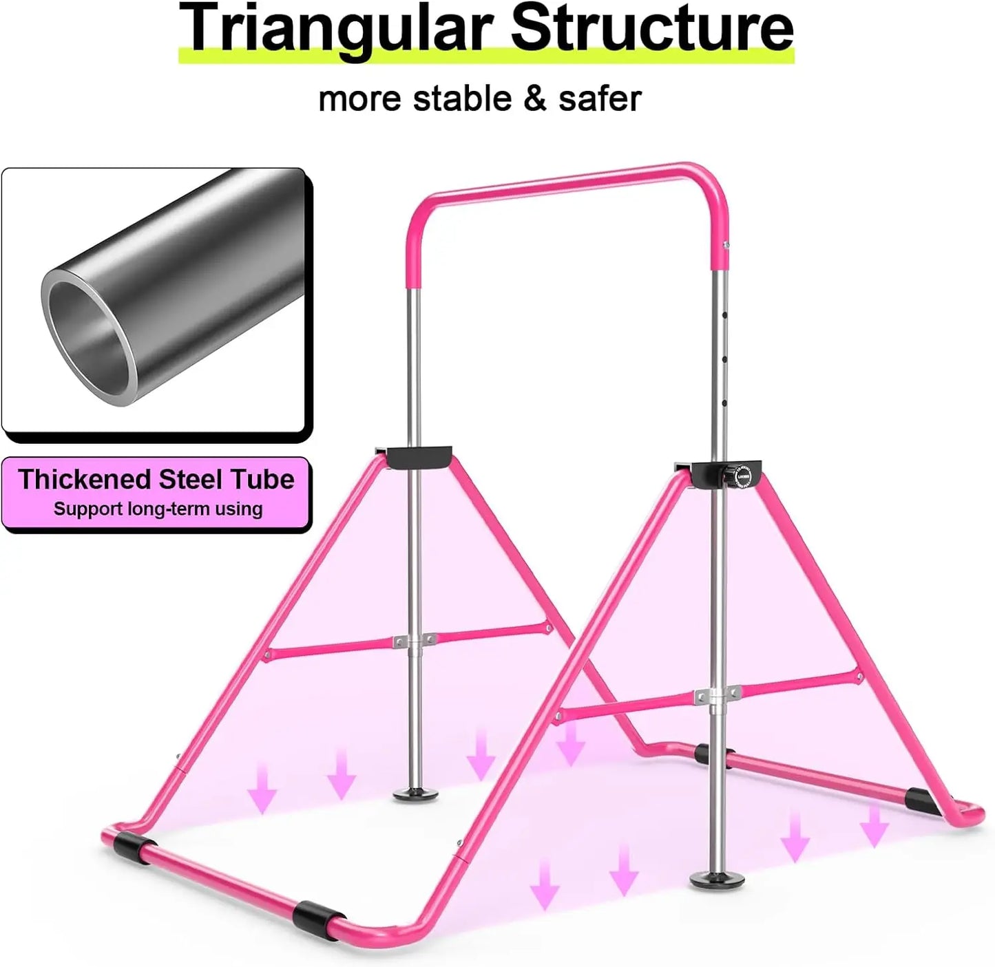 Expandable Gymnastics Bar for Kids