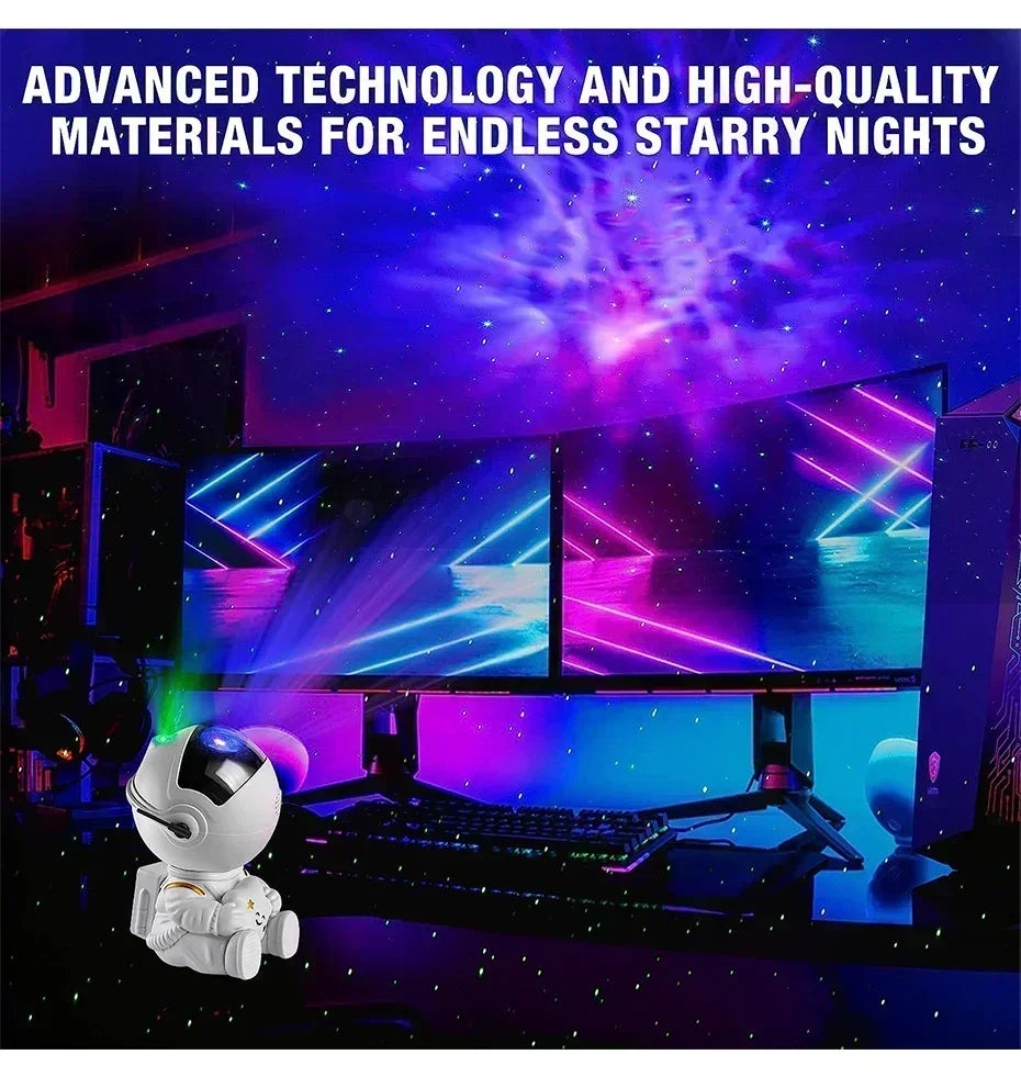 Starry Nebula Ceiling LED Night Light Projector