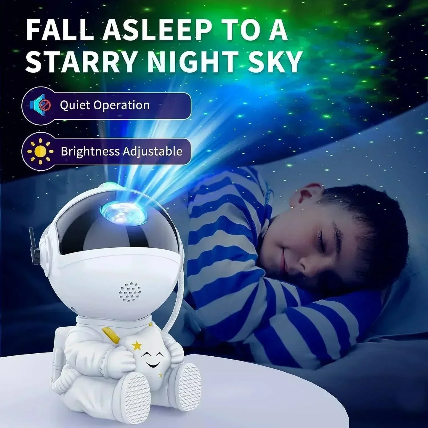 Starry Nebula Ceiling LED Night Light Projector