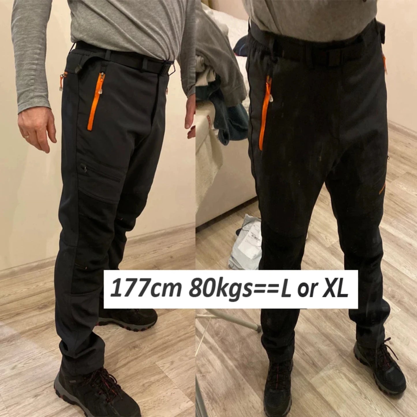 Men's Elastic Fleece Trousers