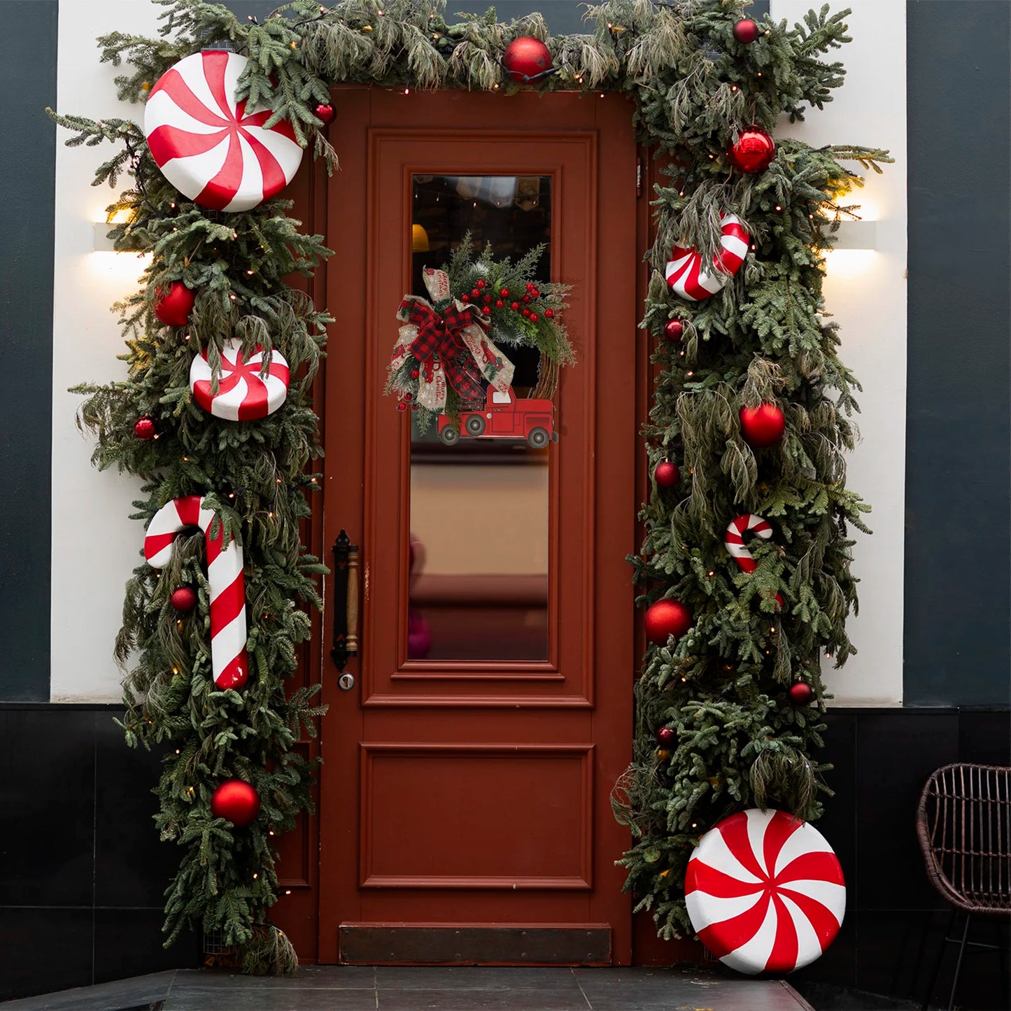 Handmade Door Hanging Christmas Wreath